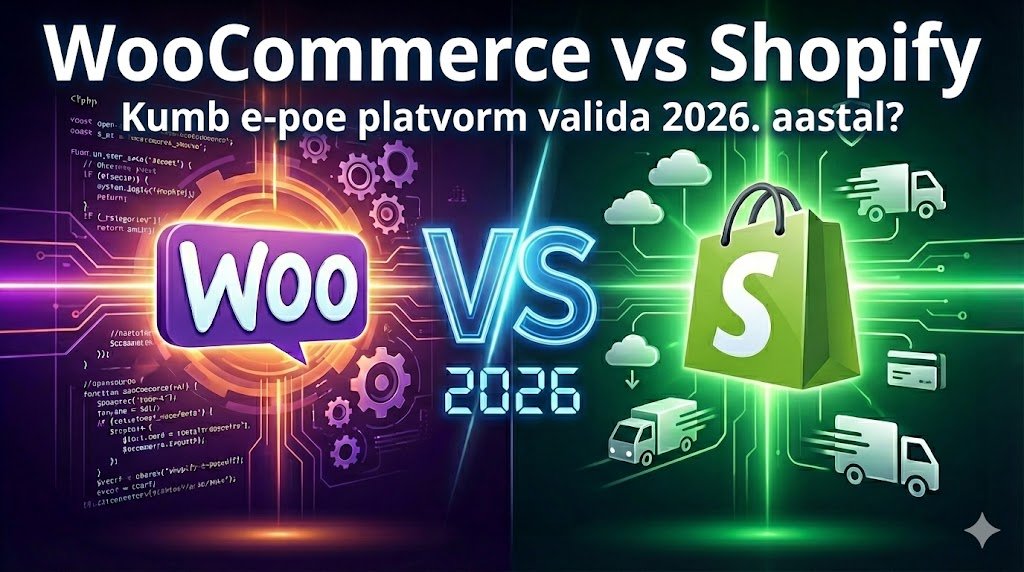 WooCommerce vs Shopify 2026: Kumb e-poe platvorm valida?